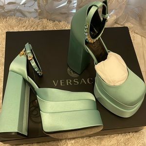 Versace Platforms - new with minimal imperfections